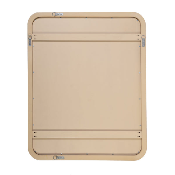 Butler Specialty Butler Cora Rectangular Mappa Burl Wall Mirror – Elegant Tan Accent For Home & Commercial Spaces Tan Mixed Wood,Mdf,Mirrored Glass,Mappa Burl Veneer 5856444-butler