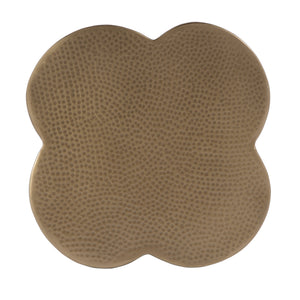 Butler Specialty Colmar Artistic Clover Shaped Accent Table - Stylish Metal Design For Modern Home Decor & Functionality Natural Aluminum 5857312-butler