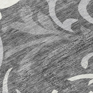 Homeroots 3' Beige Taupe And Copper Floral Area Rug - Durable, Washable Design For Indoor And Outdoor Spaces 8' Round Polyester 585774