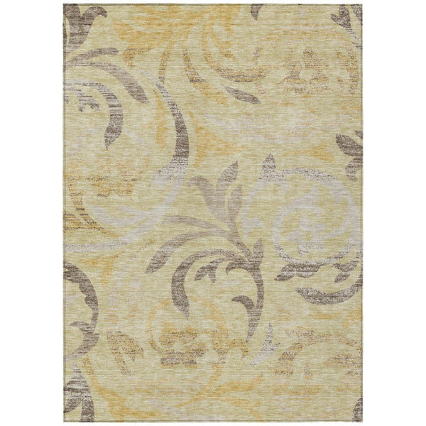 HomeRoots 9' Durable Floral Area Rug for Indoor Outdoor Use – Stylish, Washable & Stain Resistant Design 9' X 12' 585794