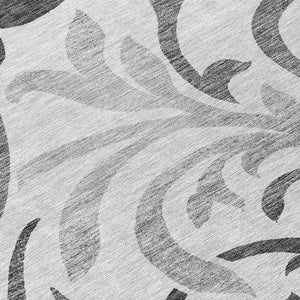 Homeroots 3' Beige Taupe And Copper Floral Area Rug - Durable, Washable Design For Indoor And Outdoor Spaces 8' Round Polyester 585798