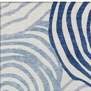 Homeroots 3' Beige Taupe And Green Abstract Washable Area Rug For Indoor And Outdoor High-traffic Spaces 3' X 5' Polyester 585838