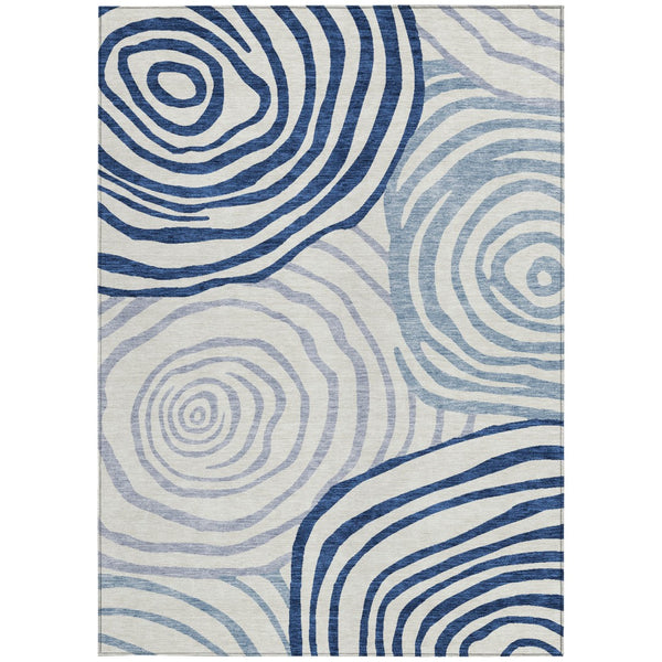 Homeroots 3' Beige Taupe And Green Abstract Washable Area Rug For Indoor And Outdoor High-traffic Spaces 10' X 14' Polyester 585843