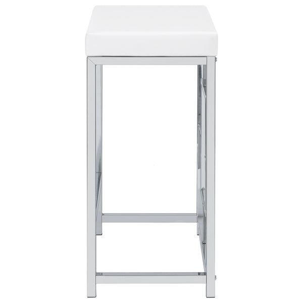 English Elm Laguna 4-Piece Counter Height Dining Set With Nesting Table & Backless Stools For Modern Spaces B062P354060