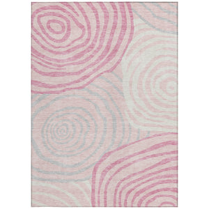 Homeroots 3' Beige Taupe And Green Abstract Washable Area Rug For Indoor And Outdoor High-traffic Spaces 8' X 10' Polyester 585883