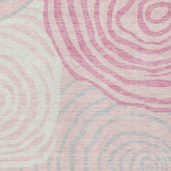 Homeroots 3' Beige Taupe And Green Abstract Washable Area Rug For Indoor And Outdoor High-traffic Spaces 9' X 12' Polyester 585884