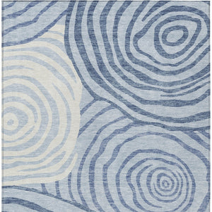 Homeroots 3' Beige Taupe And Green Abstract Washable Area Rug For Indoor And Outdoor High-traffic Spaces 5' X 8' Polyester 585887