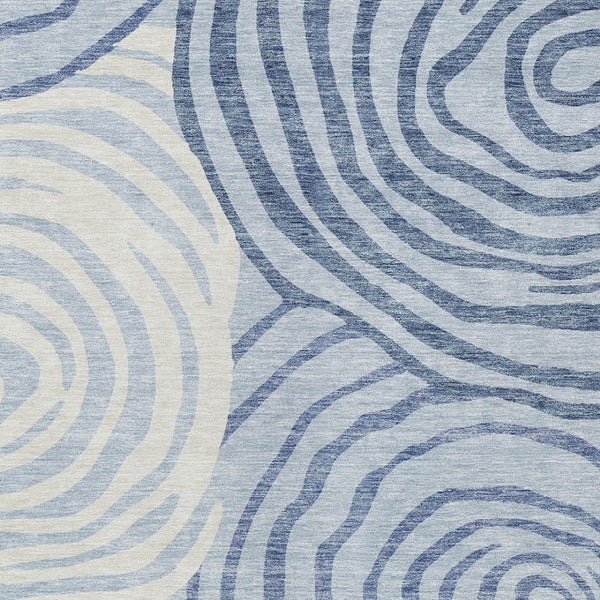 Homeroots 3' Beige Taupe And Green Abstract Washable Area Rug For Indoor And Outdoor High-traffic Spaces 8' X 10' Polyester 585889