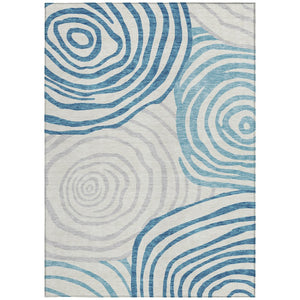 Homeroots 3' Beige Taupe And Green Abstract Washable Area Rug For Indoor And Outdoor High-traffic Spaces 3' X 5' Polyester 585892