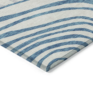 Homeroots 3' Beige Taupe And Green Abstract Washable Area Rug For Indoor And Outdoor High-traffic Spaces 10' X 14' Polyester 585897