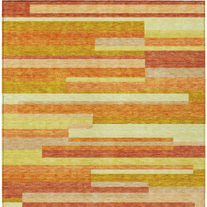 Homeroots 3' Stylish Black Charcoal And Gray Striped Washable Area Rug For Indoor And Outdoor Spaces 10' X 14' Polyester 585963