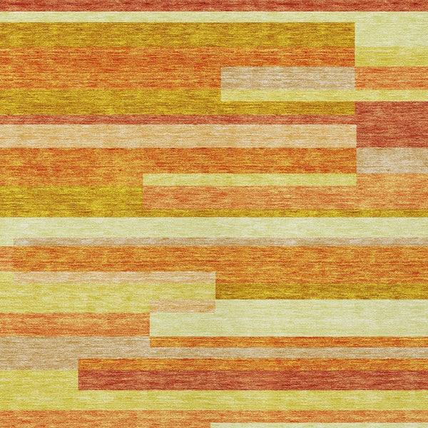 Homeroots 3' Stylish Black Charcoal And Gray Striped Washable Area Rug For Indoor And Outdoor Spaces 10' X 14' Polyester 585963