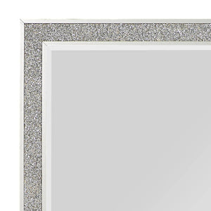 English Elm Sliverfluff Mirrored Frame with Champagne Finish Accent, Modern 31"x33" Wall Mirror with Acrylic Shine and Durable Wood Construction Champagne 40 L x 40 W x 3 H B2726P271965