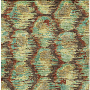 Homeroots 3' Black Charcoal And Silver Abstract Washable Area Rug For Indoor And Outdoor Spaces, Stylish Design 10' X 14' Polyester 586017