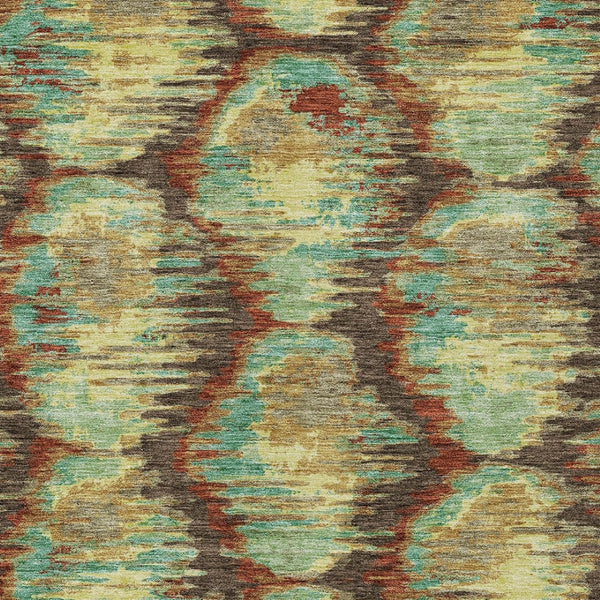 Homeroots 3' Black Charcoal And Silver Abstract Washable Area Rug For Indoor And Outdoor Spaces, Stylish Design 10' X 14' Polyester 586017