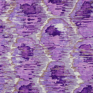 Homeroots 3' Black Charcoal And Silver Abstract Washable Area Rug For Indoor And Outdoor Spaces, Stylish Design 5' X 8' Polyester 586031