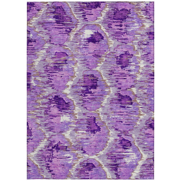 Homeroots 3' Black Charcoal And Silver Abstract Washable Area Rug For Indoor And Outdoor Spaces, Stylish Design 8' X 10' Polyester 586033