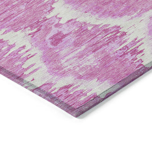 Homeroots 3' Black Charcoal And Silver Abstract Washable Area Rug For Indoor And Outdoor Spaces, Stylish Design 5' X 8' Polyester 586043