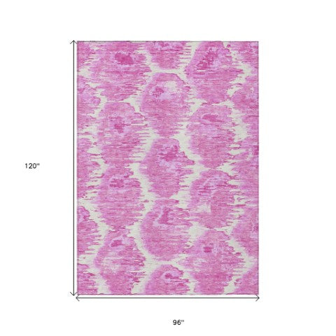 Homeroots 3' Black Charcoal And Silver Abstract Washable Area Rug For Indoor And Outdoor Spaces, Stylish Design 8' X 10' Polyester 586045