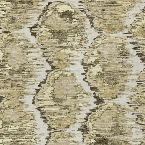 Homeroots 3' Black Charcoal And Silver Abstract Washable Area Rug For Indoor And Outdoor Spaces, Stylish Design 8' X 10' Polyester 586051