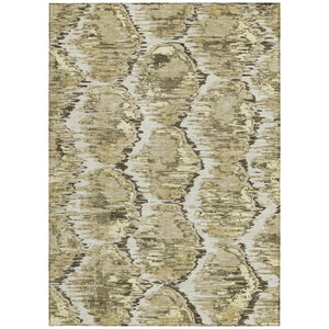 Homeroots 3' Black Charcoal And Silver Abstract Washable Area Rug For Indoor And Outdoor Spaces, Stylish Design 10' X 14' Polyester 586053