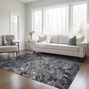 Homeroots 3' Beige Brown Copper Geometric Washable Indoor Outdoor Area Rug For Versatile Home Decor Solutions 3' X 5' Polyester 586060