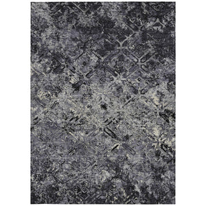 Homeroots 3' Beige Brown Copper Geometric Washable Indoor Outdoor Area Rug For Versatile Home Decor Solutions 5' X 8' Polyester 586061