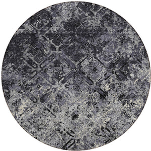 Homeroots 3' Beige Brown Copper Geometric Washable Indoor Outdoor Area Rug For Versatile Home Decor Solutions 8' Round Polyester 586062