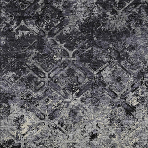 Homeroots 3' Beige Brown Copper Geometric Washable Indoor Outdoor Area Rug For Versatile Home Decor Solutions 9' X 12' Polyester 586064