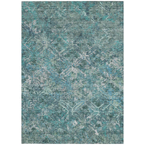 Homeroots 3' Beige Brown Copper Geometric Washable Indoor Outdoor Area Rug For Versatile Home Decor Solutions 10' X 14' Polyester 586101