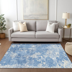 Homeroots 3' Floral Washable Area Rug In Artichoke & Fern Green - Perfect For Indoor & Outdoor Spaces! 3' X 5' Polyester 586138