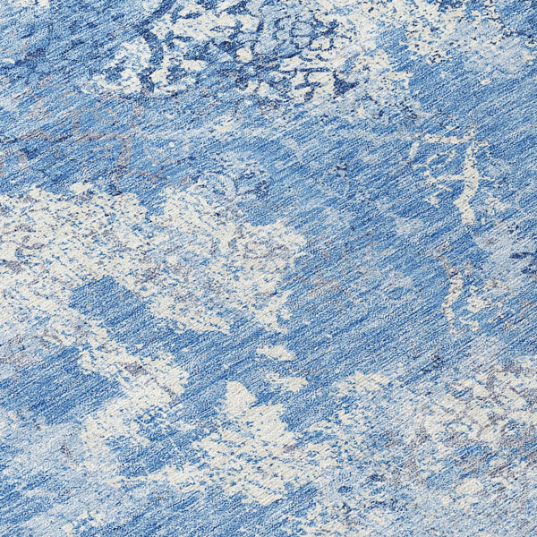 Homeroots 3' Floral Washable Area Rug In Artichoke & Fern Green - Perfect For Indoor & Outdoor Spaces! 8' Round Polyester 586140