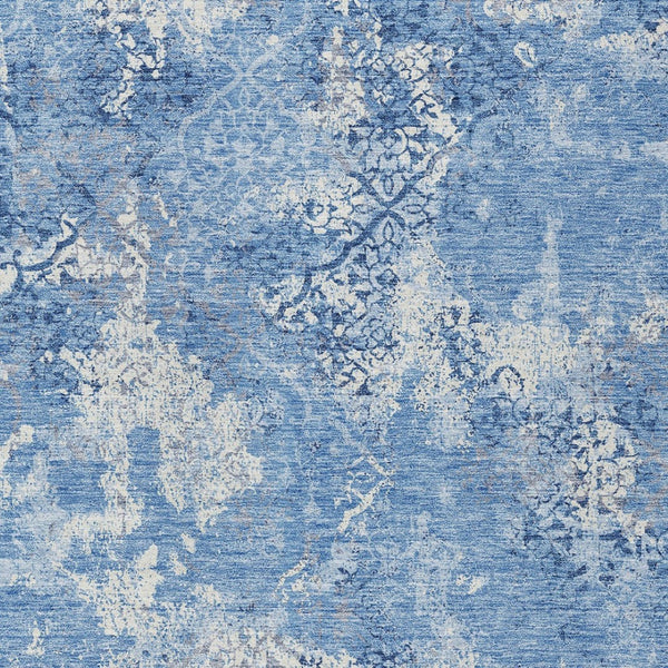 Homeroots 3' Floral Washable Area Rug In Artichoke & Fern Green - Perfect For Indoor & Outdoor Spaces! 8' X 10' Polyester 586141