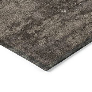 Homeroots 3' Floral Washable Area Rug In Artichoke & Fern Green - Perfect For Indoor & Outdoor Spaces! 9' X 12' Polyester 586154