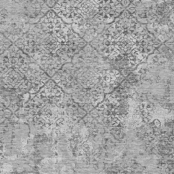 Homeroots 3' Floral Washable Area Rug In Artichoke & Fern Green - Perfect For Indoor & Outdoor Spaces! 10' X 14' Polyester 586167