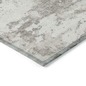 Homeroots 3' Floral Washable Area Rug In Artichoke & Fern Green - Perfect For Indoor & Outdoor Spaces! 3' X 5' Polyester 586168