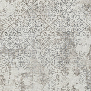 Homeroots 3' Floral Washable Area Rug In Artichoke & Fern Green - Perfect For Indoor & Outdoor Spaces! 5' X 8' Polyester 586169