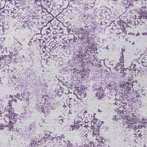 Homeroots 3' Floral Washable Area Rug In Artichoke & Fern Green - Perfect For Indoor & Outdoor Spaces! 8' X 10' Polyester 586177