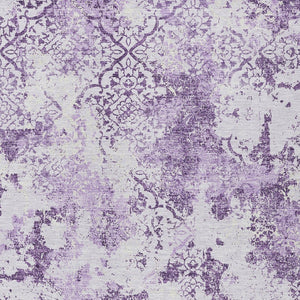 Homeroots 3' Floral Washable Area Rug In Artichoke & Fern Green - Perfect For Indoor & Outdoor Spaces! 9' X 12' Polyester 586178