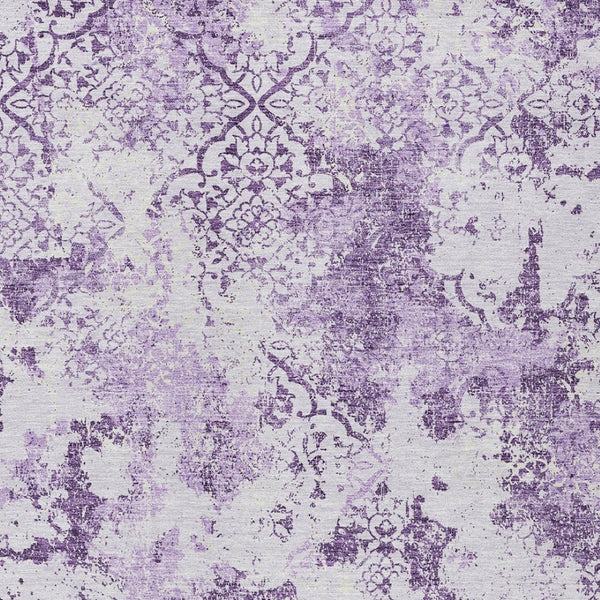 Homeroots 3' Floral Washable Area Rug In Artichoke & Fern Green - Perfect For Indoor & Outdoor Spaces! 9' X 12' Polyester 586178