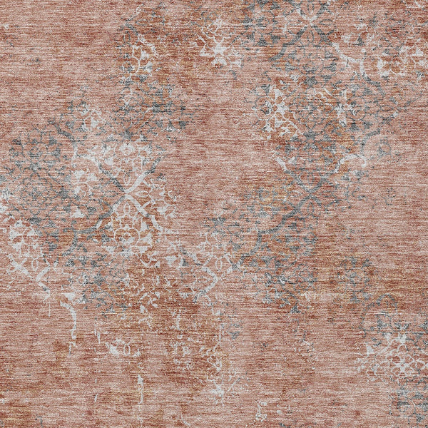 Homeroots 3' Floral Washable Area Rug In Artichoke & Fern Green - Perfect For Indoor & Outdoor Spaces! 3' X 5' Polyester 586180