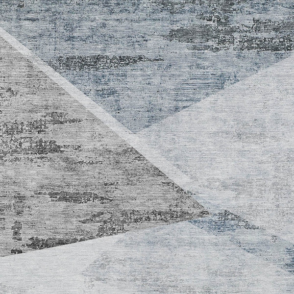 Homeroots 3' Abstract Washable Area Rug In Artichoke Green And Ivory - Perfect For Indoor And Outdoor Spaces 3' X 5' Polyester 586234