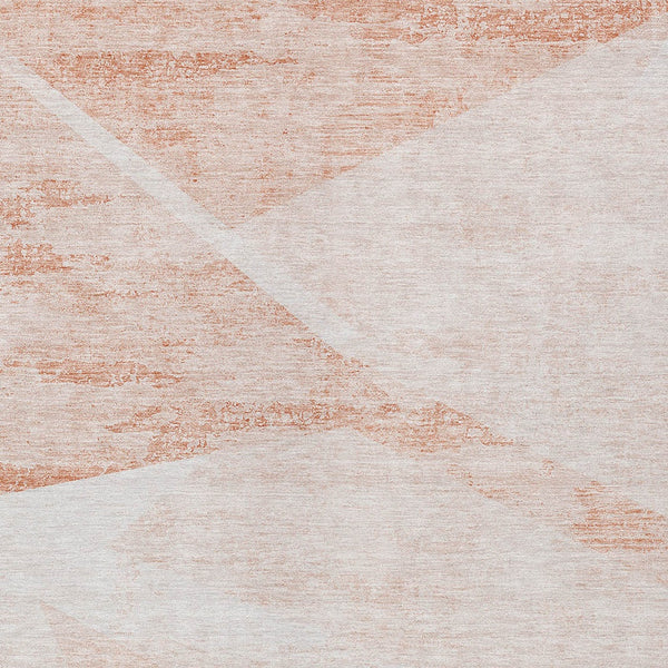 Homeroots 3' Abstract Washable Area Rug In Artichoke Green And Ivory - Perfect For Indoor And Outdoor Spaces 3' X 5' Polyester 586240