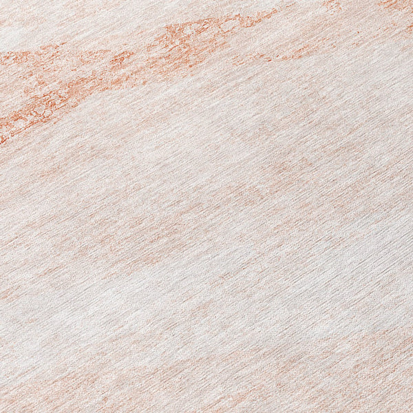 Homeroots 3' Abstract Washable Area Rug In Artichoke Green And Ivory - Perfect For Indoor And Outdoor Spaces 8' Round Polyester 586242