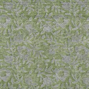 Homeroots 3' Elegant Blue Gray Charcoal Floral Washable Area Rug For Indoor Or Outdoor Spaces, Durable Design 9' X 12' Polyester 586286