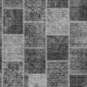 Homeroots 3' Brown Beige And Taupe Patchwork Washable Area Rug - Perfect For Indoor And Outdoor Spaces! 8' X 10' Polyester 586315