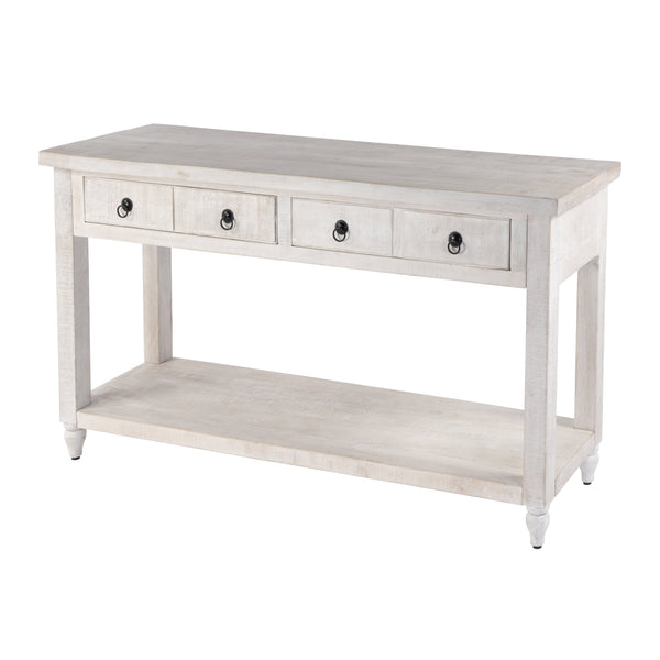 Butler Specialty Dorothy Console Table - Artistic Solid Wood Design With 2 Drawers And Open Shelf For Modern Living Spaces Gray Mango,Iron 5863329-butler