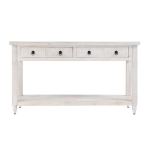 Butler Specialty Dorothy Console Table - Artistic Solid Wood Design With 2 Drawers And Open Shelf For Modern Living Spaces Gray Mango,Iron 5863329-butler