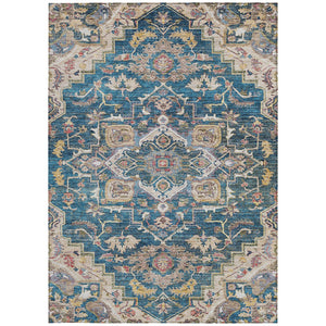 Homeroots 3' Durable Brown Beige Taupe Oriental Washable Area Rug For Indoor And Outdoor Spaces, 36" X 60" 8' X 10' Polyester 586387