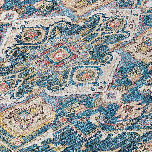 Homeroots 3' Durable Brown Beige Taupe Oriental Washable Area Rug For Indoor And Outdoor Spaces, 36" X 60" 9' X 12' Polyester 586388